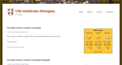 Desktop Screenshot of issigeac.info